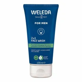 Weleda For Men 2i1 Ansigtsvask, 100 ml