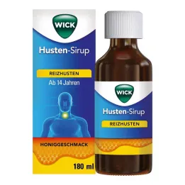 WICK Hostesaft til tør hoste med honning, 180 ml
