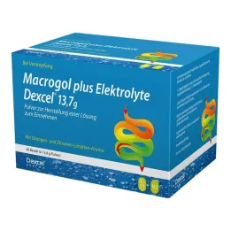 Macrogol plus elektrolytter Dexcel 13,7 g Ple, 30 stk