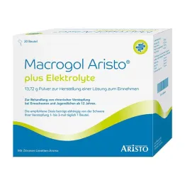 Macrogol Aristo plus elektrolytter 13,72 g Ple, 20 stk