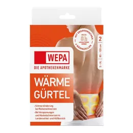 Wepa varmebælte bagside, 2 stk