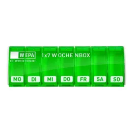 Wepa 1x7 ugeboks UV-beskyttelse + grøn, 1 stk