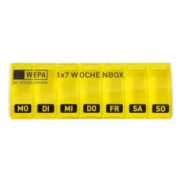 Wepa 1x7 ugeboks UV-beskyttelse + gul, 1 stk