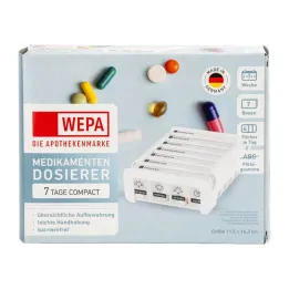 Wepa 7 dages kompakt ugeblad hvid, 1 stk
