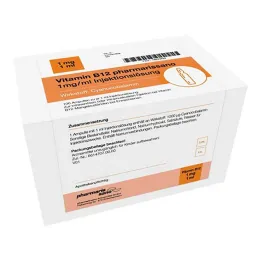 Vitamin B12 Pharmarissano 1 mg/ml injektionsvæske ampul, 10X1 ml