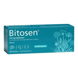 Bitosen 20 mg tabletter, 50 stk
