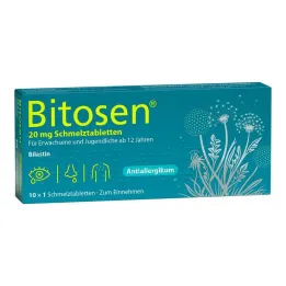 Bitosen 20 mg smeltetabletter, 10 stk