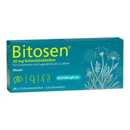 Bitosen 20 mg smeltetabletter, 20 stk
