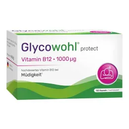 Glycowohl vitamin B12 1000 µg højdosis veganske kapsler, 120 stk