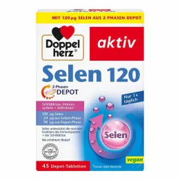 Doppelherz Selenium 120 2-fasedepottabletter, 45 stk