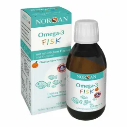 Norsan Omega-3 Fisk til børn væske, 150 ml