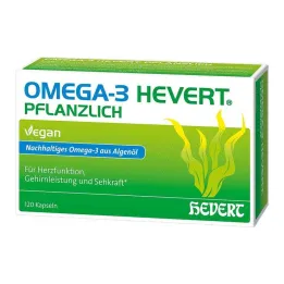 Omega-3 Hevert plantebaserede bløde kapsler, 120 stk