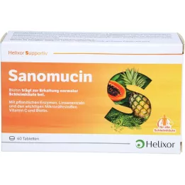 SANOMUCIN gastro-resistente filmovertrukne tabletter, 60 stk. Filmovertrukne tabletter, resistente mod mavesaft, 60 stk