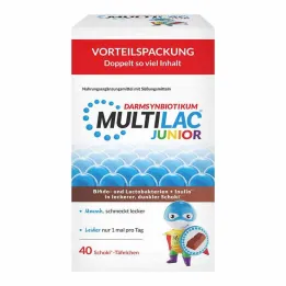 Multilac Synbiotic Junior tabletter, 40 stk