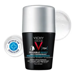 Vichy Homme Deo Roll-on 72h anti-pletter, 50 ml