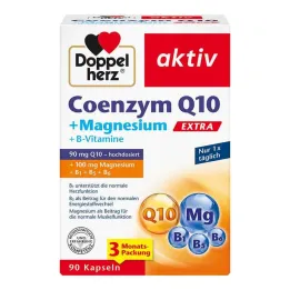 Doppelherz Coenzyme Q10 Extra + Magnesium kapsler, 90 stk