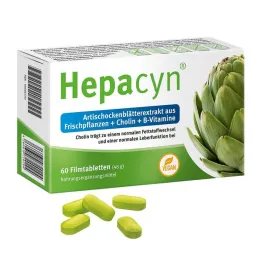 Hepacyn artiskok cholin filmovertrukne tabletter, 60 stk