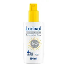 Ladival solbeskyttelsesspray til tør hud LSF 50+, 150 ml