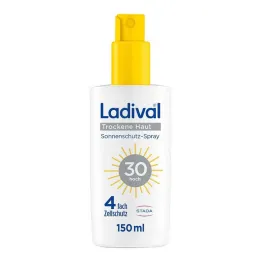 Ladival solbeskyttelsesspray til tør hud LSF 30, 150 ml