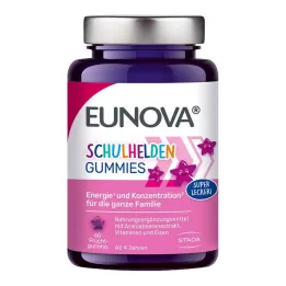 Eunova School Heroes Gummies, 60 stk