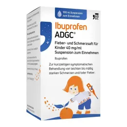 Ibuprofen ADGC feber og smerte juice børn 40mg / ml, 100 ml
