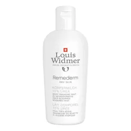 Louis Widmer remederm kropsmælk 10% urinstof uparfumeret (200 ml)