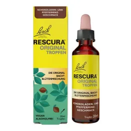Bach blomster originale Rescura dråber alkoholfri chokolade mynte, 20 ml