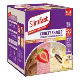 Slank fast pulver prøvepakke blandet (368 g)