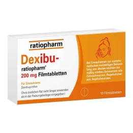 Dexibu-ratiopharm 200 mg filmovertrukne tabletter, 10 stk
