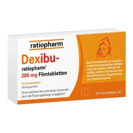 Dexibu-ratiopharm 200 mg filmovertrukne tabletter, 20 stk