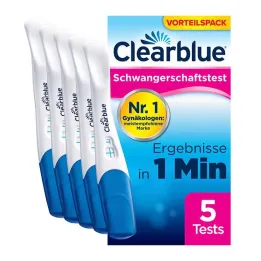 Clearblue graviditetstest hurtig detektion, 5 stk