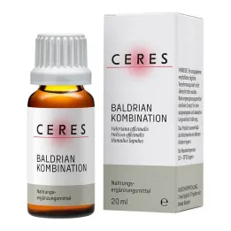 CERES Baldrian Valeriana kombinationsdråber, 20 ml