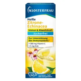 Klosterfrau varmt citron-echinacea sukkerfri granulat, 12X4 g