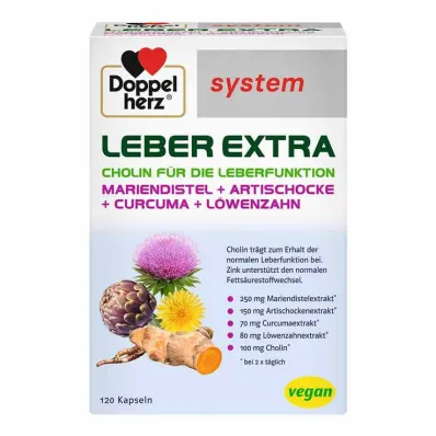 Doppelherz Liver Extra system kapsler, 120 stk