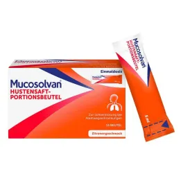 Mucosolvan hostesaft portionsposer, 15x5 ml