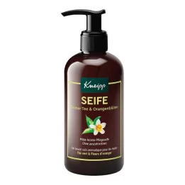 Kneipp sæbe grøn te &amp; appelsinblomst mild aromaplejesæbe, 250 ml