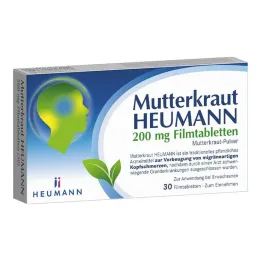 Feverfew Heumann 200 mg filmovertrukne tabletter, 30 stk
