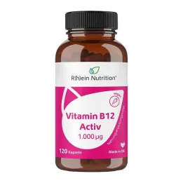 Vitamin B12 Activ 1000 µg høj dosis + veganske kapsler, 120 stk