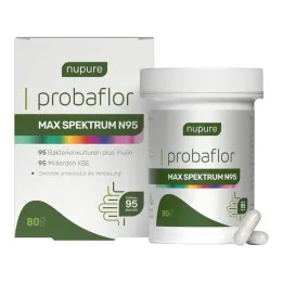 Nupure probaflor Max Spektrum N95 gastro-resistente kapsler, 80 stk