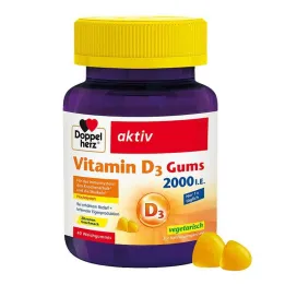 Doppelherz Vitamin D3 2000 I.E. Gummi, 40 stk