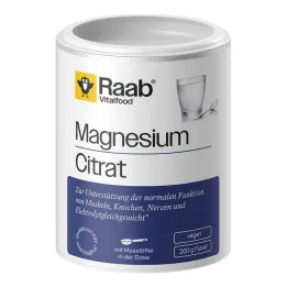 Raab Vitalfood magnesiumcitratpulver, 200 g