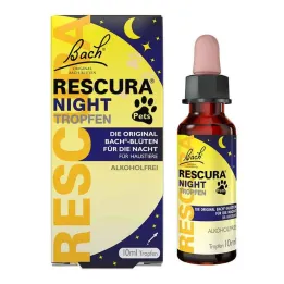 Bach blomster Original Rescura Night Pets dråber alkoholfri, 10 ml