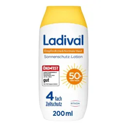 Ladival sensitiv &amp; normal hud lotion LSF 50 + , 200 ml