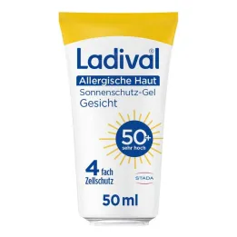Ladival allergisk hudgel ansigt LSF 50 + , 50 ml