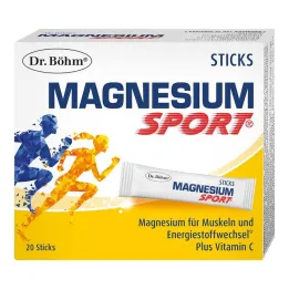 Dr.Böhm Magnesium Sport Sticks, 20X1,5 g