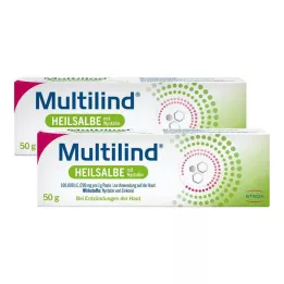 MULTILIND Helbredende salve med nystatin og zinkoxid, 2X50 g