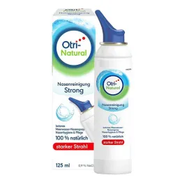 OtriNatural næserensende opløsning stærk, isotonisk, 0,9% NaCl, 125 ml