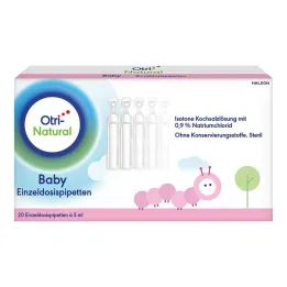 OtriNatural Baby enkeltdosispipetter, 20X5 ml