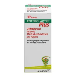 Enterolactis Plus kapsler, 30 stk