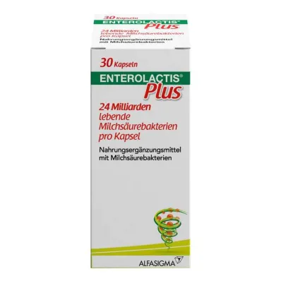 Enterolactis Plus kapsler, 30 stk